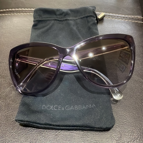 🌟🆕 Dolce & Gabbana Violet purple large resin sunglasses DG 4151 - Picture 7 of 13